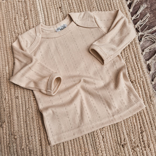 Shirt - Pointoille Hellbeige